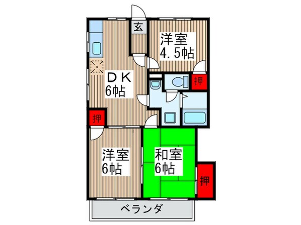 コ－ポＨＡＹＡの物件間取画像